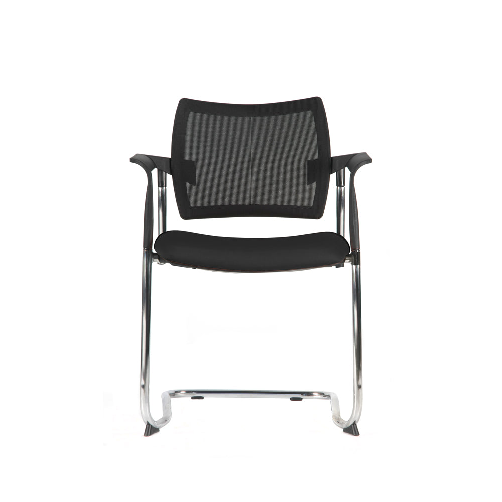 Silla Dream con apoyabrazos/cromada